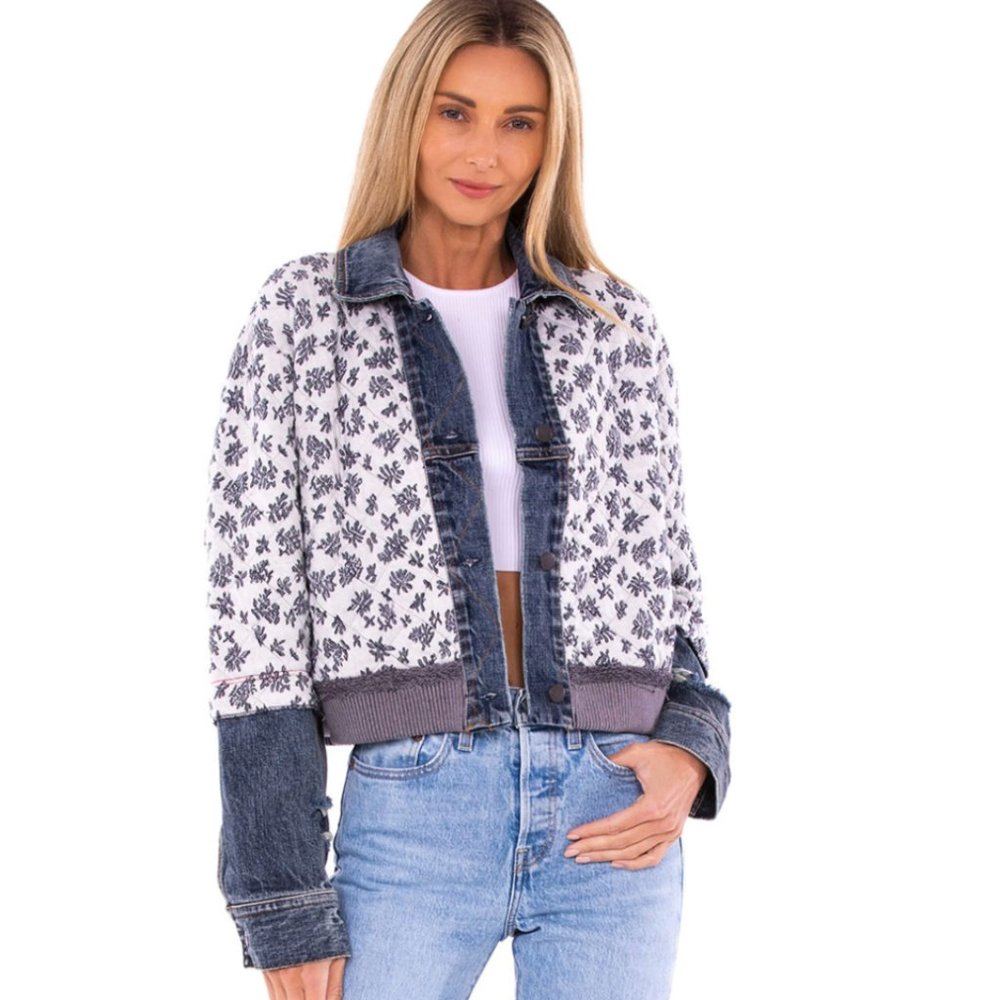 FREE PEOPLE DITSY DENIM JACKET